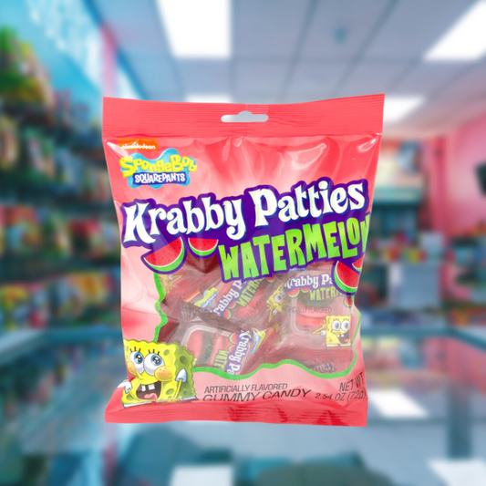 Krabby Patties Watermelon Peg Bag